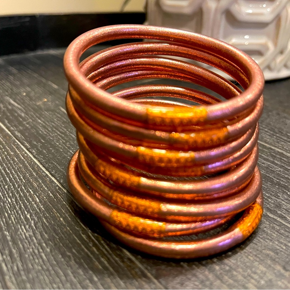 BuDhaGirl Rose Gold All Weather Bangles